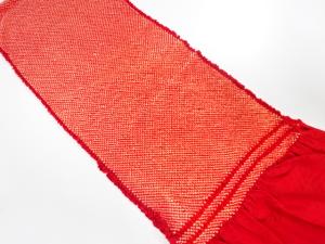 正絹　振袖用　絞り　帯揚げ